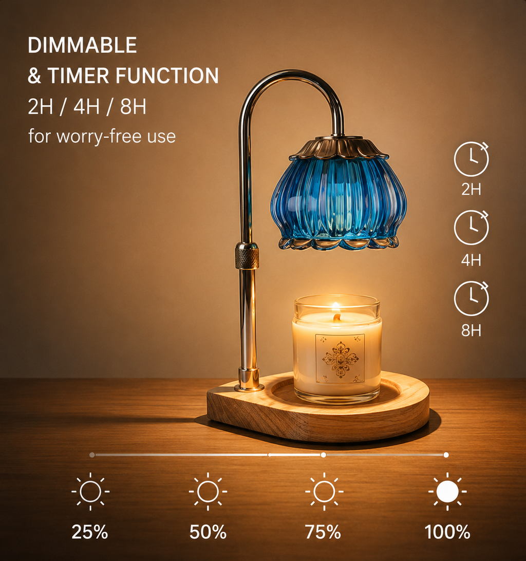 Candle Warmer Lamp with Timer